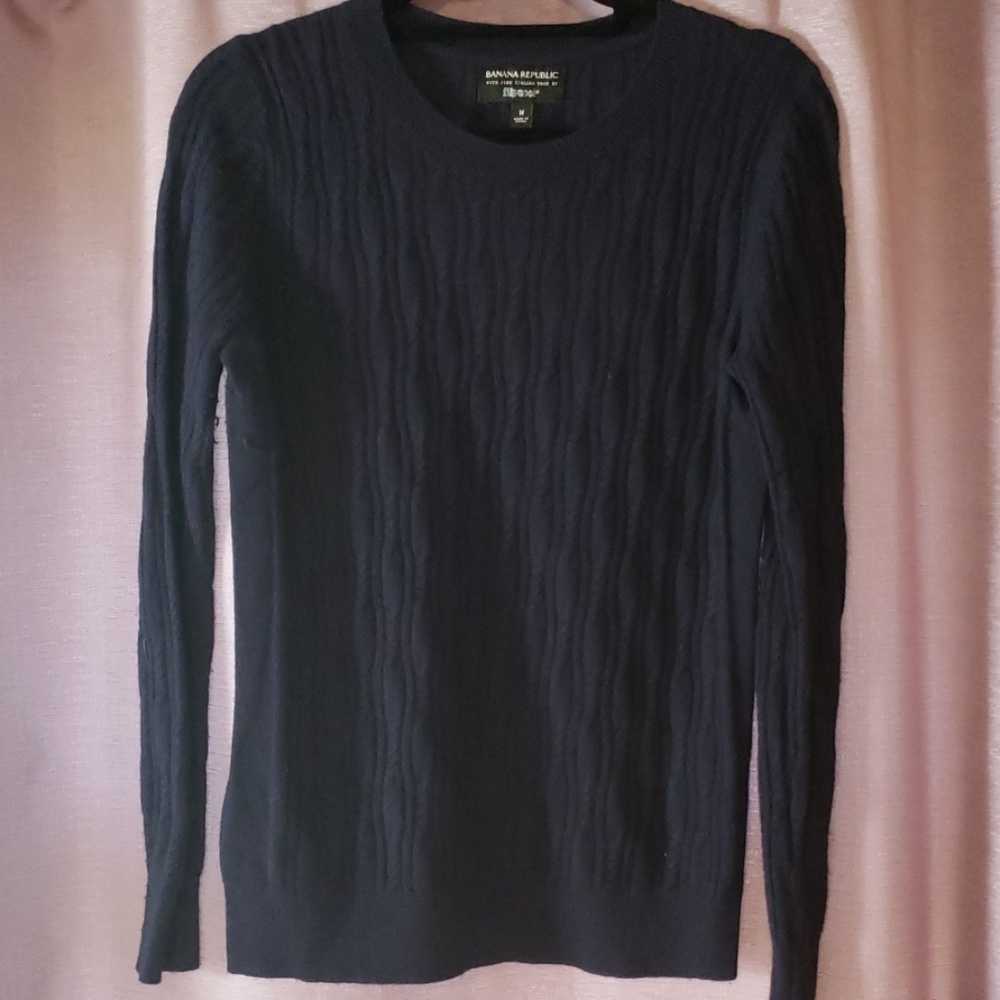Cable knit sweater